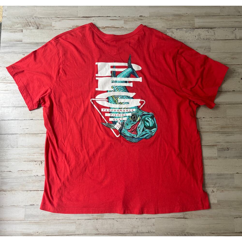 Columbia PFG Fishing tee t-shirt band 2XL EUC
